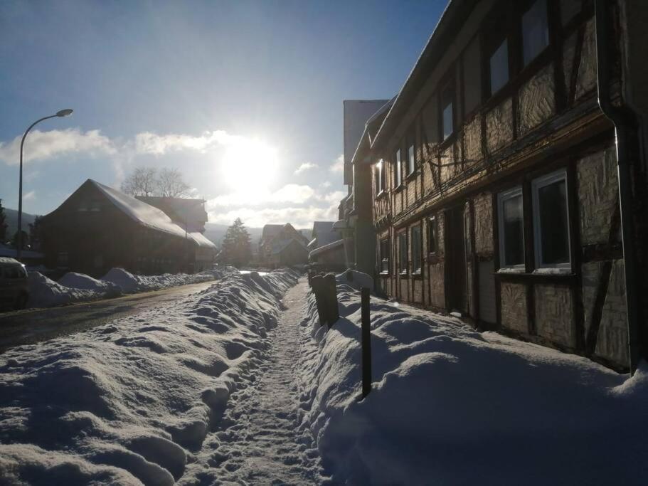 Guenstige, Schoene Ferienwohnung Im Wanderparadies Wernigerode Esterno foto